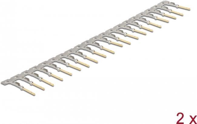 Contatti a crimpare Delock per connettori a crimpare D-Sub HD 40 pezzi