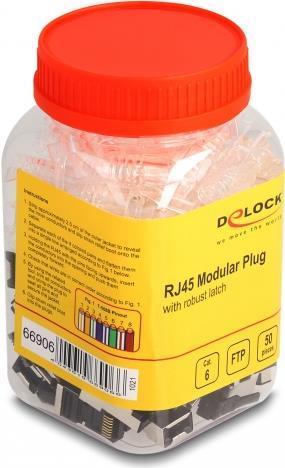 Delock - Connessione di rete - RJ-45 (M) - FTP - CAT 6 (confezione da 50)