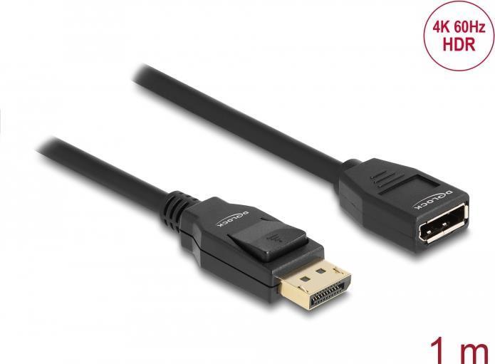 Delock Cavo di prolunga DisplayPort 1.2 4K 60 Hz 1 m
