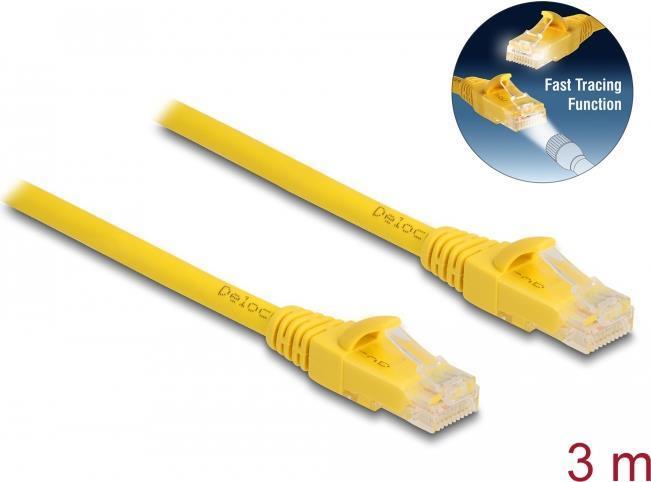 Delock Cavo RJ45 Cat.6A U/UTP Fast Tracing 3 m