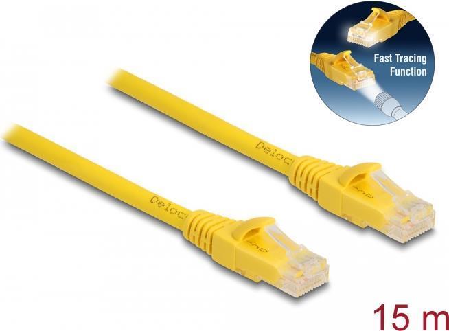 Delock Cavo RJ45 Cat.6A U/UTP Fast Tracing 15 m