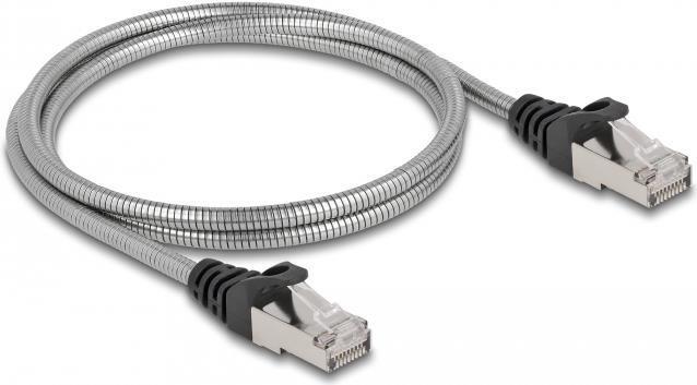 Delock Cavo RJ45 Cat.6A U/FTP con guaina metallica 1 m