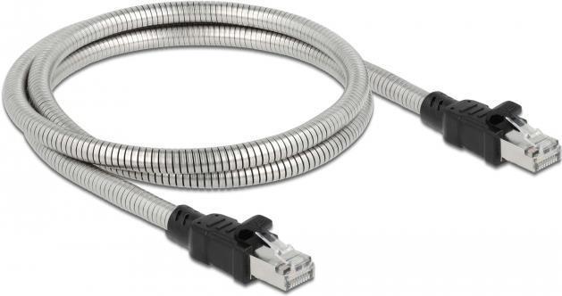 Delock Cavo RJ45 Cat.6A U/FTP con guaina metallica 3 m