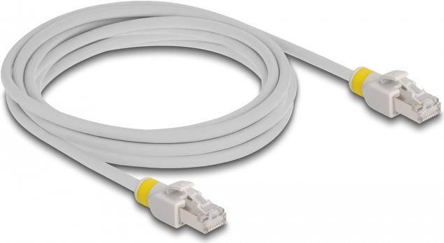 Delock Cavo di rete RJ45 Cat.6A S/FTP con clip colorate 3 m
