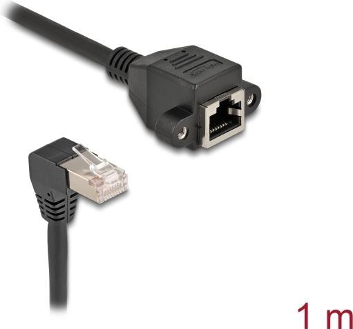 Cavo di prolunga di rete Delock Spina S/FTP Spina RJ45 angolata a 90Ã‚Â°
