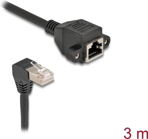Cavo di prolunga di rete Delock Spina S/FTP Spina RJ45 angolata a 90Ã‚Â°