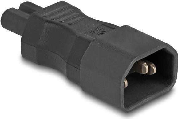 Adattatore di rete Delock IEC 60320 - da C14 a C7, spina/presa, 2,5 A, dritto