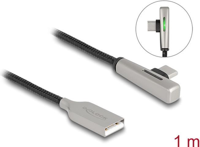 Delock Cavo USB 2.0 Tipo A maschio a USB Tipo C 1 m