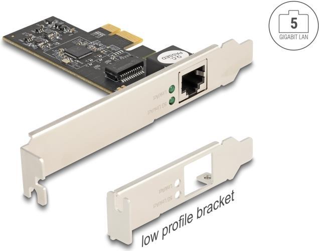 Delock Scheda PCI Express x1 per 1 x RJ45 5 Gigabit LAN RTL8126