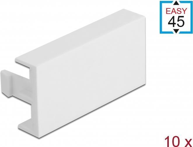 Delock Pannello cieco Easy 45 moduli 45 x 22,5 mm 10 pezzi bianco
