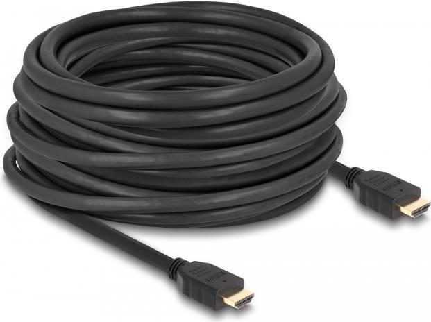 Delock Cavo HDMI ad alta velocitÃƒÂ  48 Gbps 8K 60 Hz nero 12 m