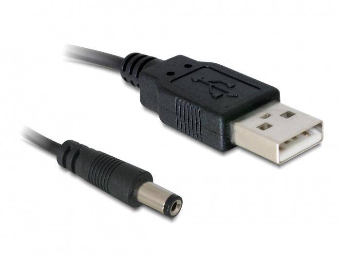 Anschlsse USB-A Stecker DC 55 x 21 mm Stecker Spannung 5 V Kabellnge ca. 1 m