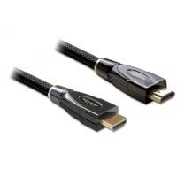 DELOCK Kabel HDMI A Connettore HDMI Un connettore dritto / solo 2 m premium