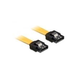 DeLOCK 0.2m SATA M/M cavo SATA 02 m Giallo (Delock Cable SATA - SATA-kabel - 20 cm)