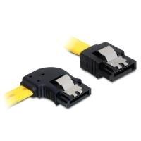 Cavo Delock sata 6 gb/s St. dritta tappi SATA angolati a sinistra 50 cm giallo
