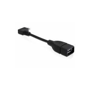 Cavo Delock micro connettore di tipo B USB angolato USB 2.0-A Socket OTG 11 cm