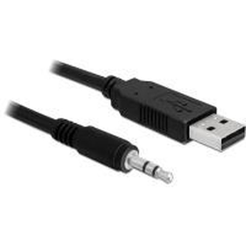 Convertitore DeLOCK - convertitore - spina USB 2.0 seriale-TTL (M) - jack da 3,5 mm - 1,8 m (5 V) (83115)