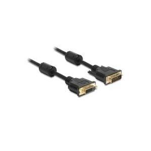 Cavo di prolunga Delock DVI 24 1 maschio DVI 24 1 femmina 2 m nero