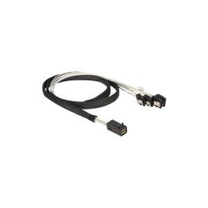 Delock Kabel Mini SAS HD SFF 8643 x4 4x sata 1 m