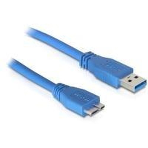 Delock Cavo USB 3.0 tipo A maschio USB 3.0 tipo Micro-B maschio 5 m blu
