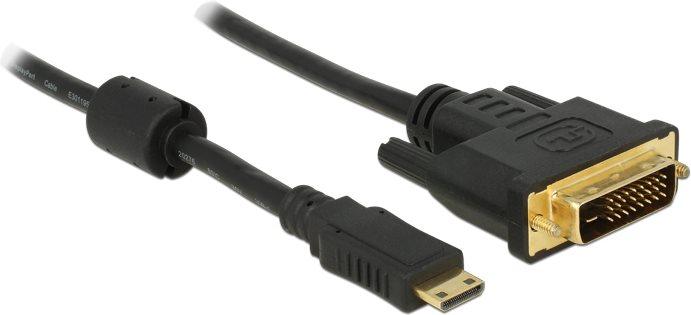 Delock Kabel Mini HDMI C Connettore DVI 241 Plug 1 m