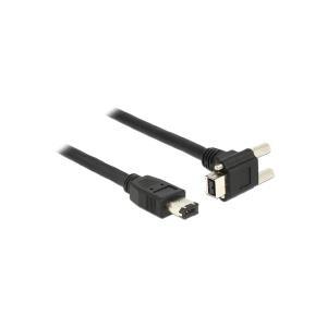 DeLOCK - cavo dati - Firewire IEEE1394 (i.LINK) - 26/22 AWG - 9 PIN FireWire 800 (M) - FireWire 6 pin (M) - 20 m - (IEEE 1394b)