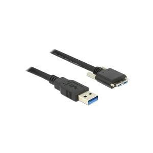 Delock Cavo USB 3.0 tipo A maschio USB 3.0 tipo Micro-B maschio con viti 1 m