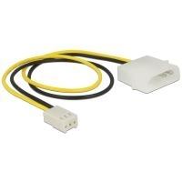 Delock - Cavo di rete per ventole - Alimentazione interna, 2 -pin (m) - 3 pin di potenza interna (W) - 30 cm (83659)