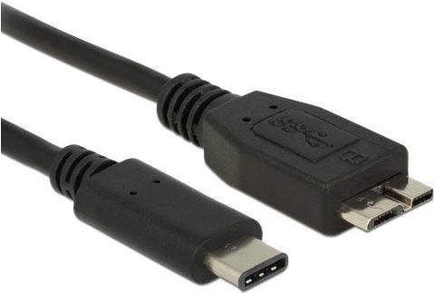 Delock Cavo SuperSpeed USB 10 Gbps (USB 3.1 Gen 2) USB tipo C maschio USB tipo Micro-B maschio 05 m nero