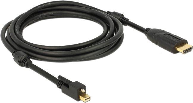 DeLOCK Videokabel DisplayPort / HDMI 3m Sort