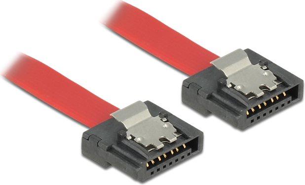 Cavo Delock SATA FLEXI 6 Gb/s 20 cm rosso in metallo