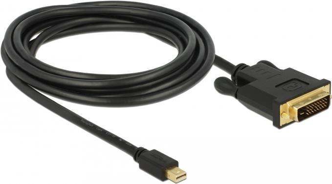 Delock Cavo da Mini-DisplayPort a DVI nero da 3 m