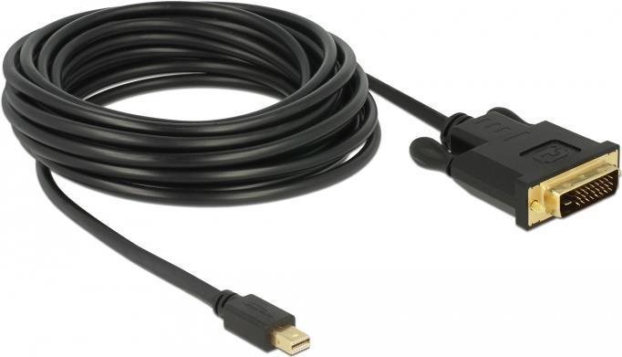 Delock Cavo da Mini-DisplayPort a DVI da 5 m nero