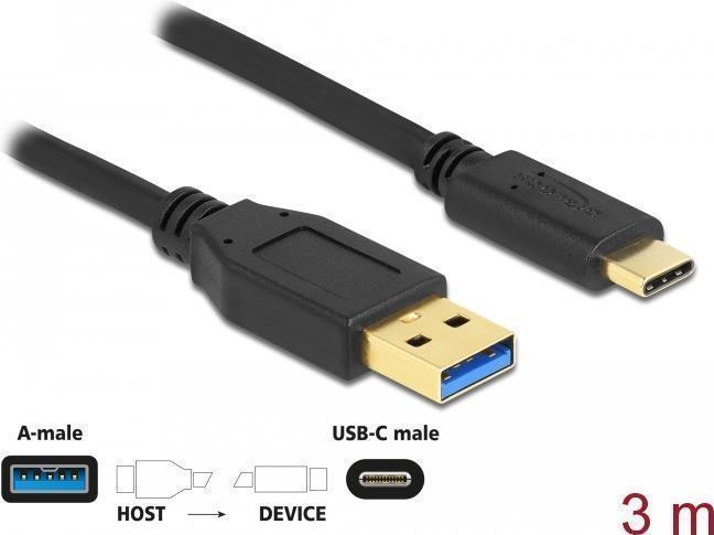 USB 3.2 Spezifikation Datentransferrate bis zu 5Gbps (Super Speed) Farbe Schwarz Kabellnge 30m