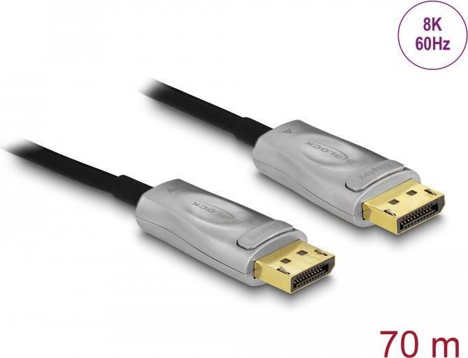 Delock Cavo ottico attivo DisplayPort 1.4 8K 70 m