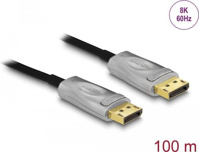 Delock Cavo ottico attivo DisplayPort 1.4 8K 100 m