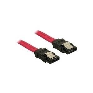 DeLOCK - Serial ATA-Kabel - Serial ATA 150/300 - Serial ATA, 7-polig - Serial ATA, 7-polig - 50 cm - verriegelt