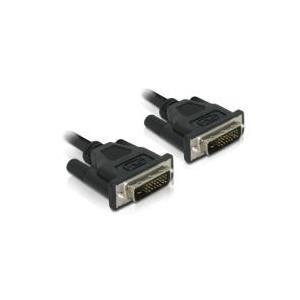 Cavo Delock DVI 241 Plug DVI 241 Plug 05 m Nero