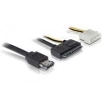 DeLOCK Power Over eSATA cable - Power Over eSATA-Kabel - 11-polig USB/eSATA - interne Stromversorgung, 4-polig, SATA-Anschluss