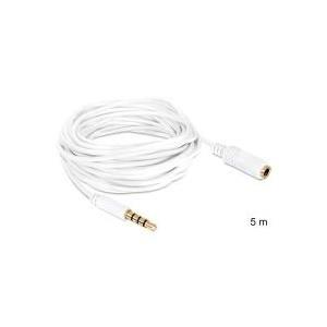 Delock Kabel Audio Klinke 3,5 mm Stecker / Buchse IPhone 4 Pin Dieses Klinkenkabel von Delock ist mit seinem 4 Pin Anschluss ko