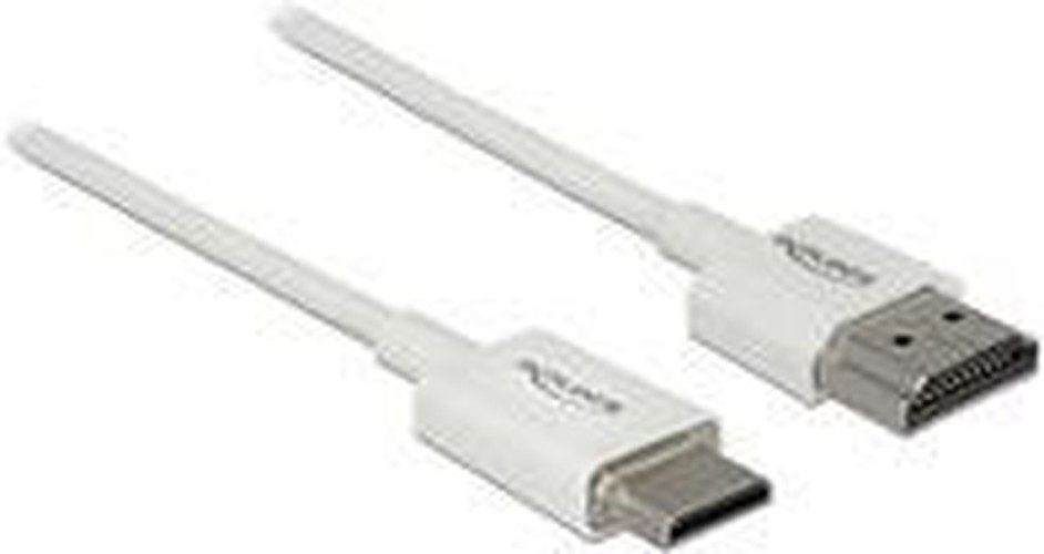 Delock Cavo HDMI ad alta velocit con Ethernet - HDMI-A maschio HDMI Mini-C maschio 3D 4K 1 m Sottile di alta qualit