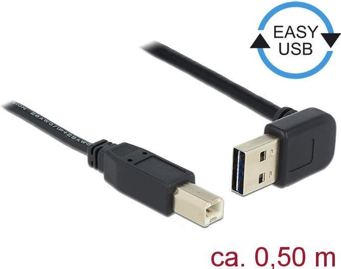 Delock Kabel Easy-USB 2.0 TIPO-A Connettore angolato / UND