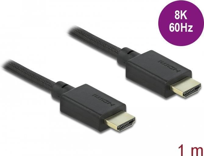Delock Cavo HDMI ad alta velocitÃƒÂ  48 Gbps 8K 60Hz 1,0 m