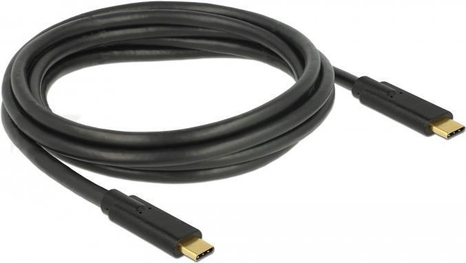 DeLOCK 85527 cavo USB USB 3.2 Gen 1 [3.1 Gen 1] 2 m USB C Nero (Delock - USB Type-C kabel - USB-C til)