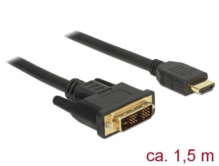 Delock HDMI a DVI 18 1 cavo bidirezionale da 15 m