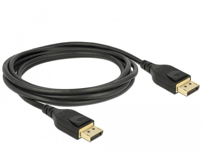 DeLOCK 85663 cavo DisplayPort 5 m Nero (85663 DisplayPort cable 5 m - Black - Warranty 12M)