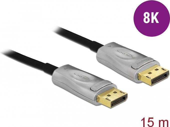 Delock Cavo ottico attivo DisplayPort1.4 8K 60Hz 15m