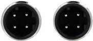 Delock - Cavo di rete - M12 (4 -pin) (M) a M12 (4 -Pin) (M) - 2,0m - SF/FTP - alogeno -pree - verde (85918)