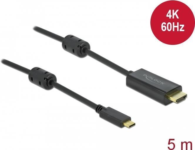 Delock Cavo attivo da USB-C a HDMI (DP Alt Mode) 4K, 60Hz, 5m