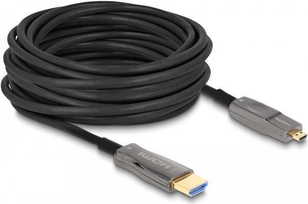 Delock Cavo HDMI attivo 5 in 1 ottico 8K 60 Hz 10 m